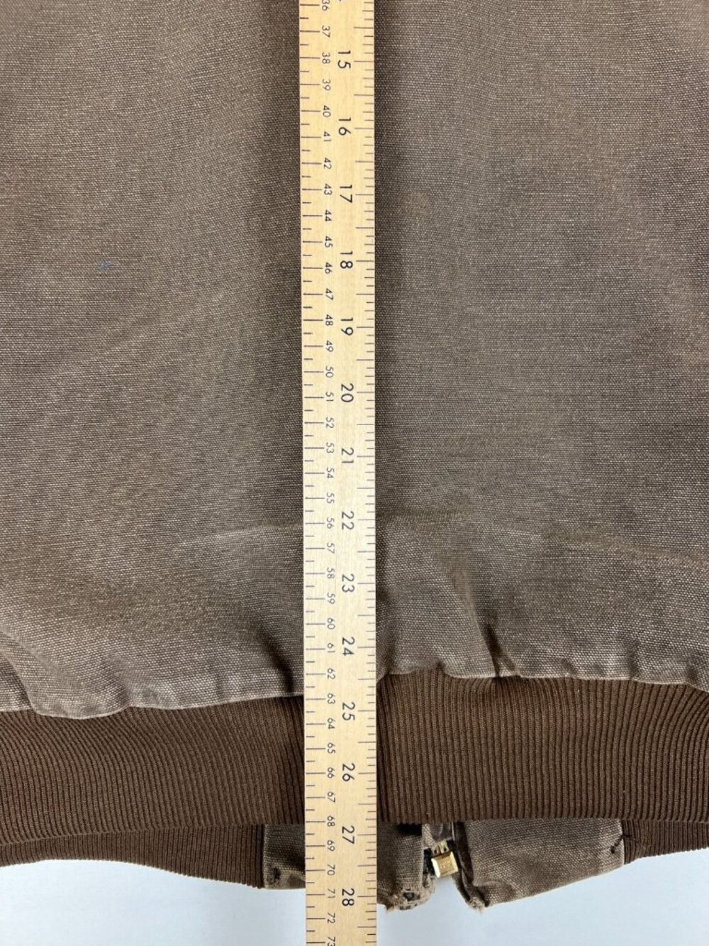 VTG Carhartt Men XLT Brown Sandstone Active Jacket Quilted Flannel Lined J14 CHT - Picture 11 of 14